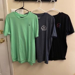 3 Volcom Stone X-Large Cotton T-Shirts